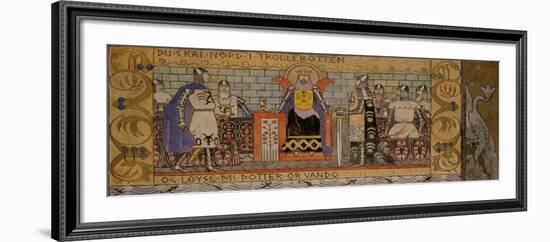 Åsmund in the King's Hall-Gerhard Munthe-Framed Giclee Print