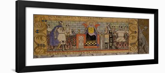 Åsmund in the King's Hall-Gerhard Munthe-Framed Giclee Print