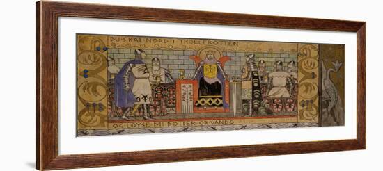 Åsmund in the King's Hall-Gerhard Munthe-Framed Giclee Print