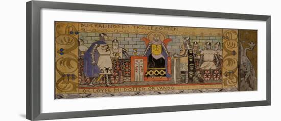 Åsmund in the King's Hall-Gerhard Munthe-Framed Giclee Print