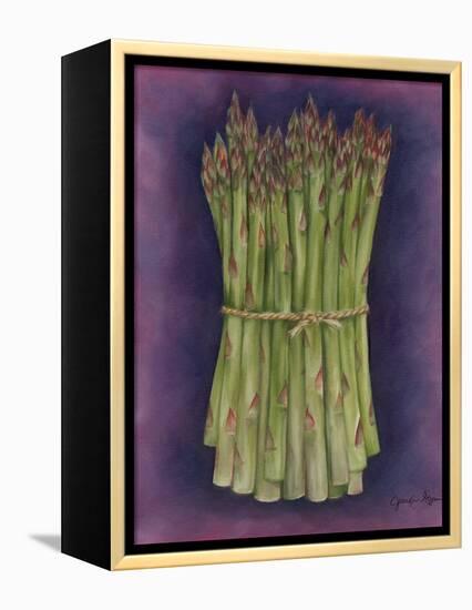 Asparagus-Jennifer Goldberger-Framed Stretched Canvas