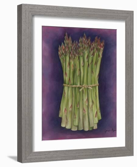 Asparagus-Jennifer Goldberger-Framed Art Print