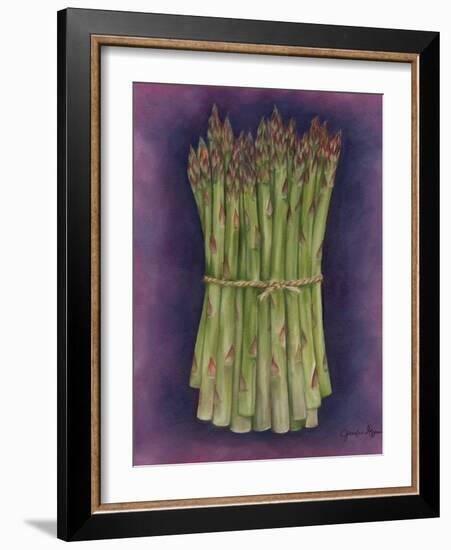 Asparagus-Jennifer Goldberger-Framed Art Print