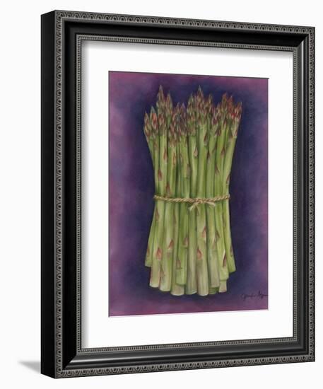 Asparagus-Jennifer Goldberger-Framed Art Print