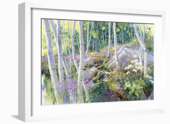 Aspen Glade-Julie G. Pollard-Framed Art Print