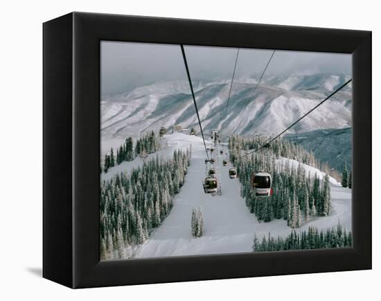 Aspen Mountain, Aspen, Mountain, USA-Dee Ann Pederson-Framed Premier Image Canvas