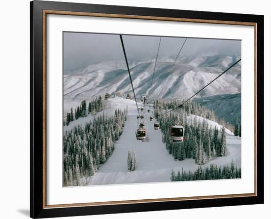 Aspen Mountain, Aspen, Mountain, USA-Dee Ann Pederson-Framed Photographic Print