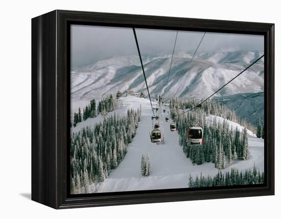 Aspen Mountain, Aspen, Mountain, USA-Dee Ann Pederson-Framed Premier Image Canvas