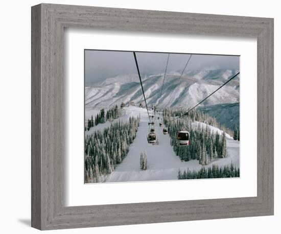 Aspen Mountain, Aspen, Mountain, USA-Dee Ann Pederson-Framed Photographic Print