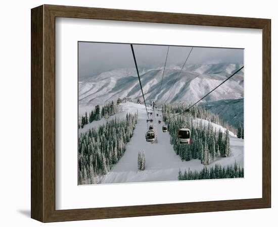 Aspen Mountain, Aspen, Mountain, USA-Dee Ann Pederson-Framed Photographic Print