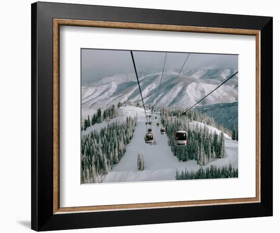 Aspen Mountain, Aspen, Mountain, USA-Dee Ann Pederson-Framed Photographic Print