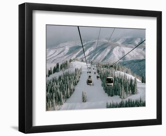 Aspen Mountain, Aspen, Mountain, USA-Dee Ann Pederson-Framed Photographic Print