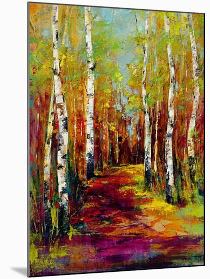 Aspen Trail-Georgie-Mounted Giclee Print