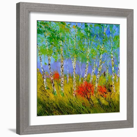 Aspen Trees-Pol Ledent-Framed Art Print