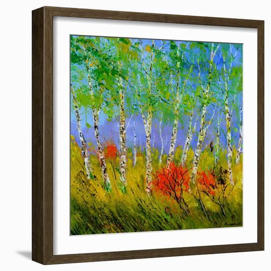 Aspen Trees-Pol Ledent-Framed Art Print