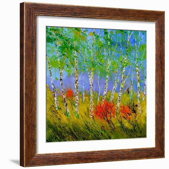 Aspen Trees-Pol Ledent-Framed Art Print