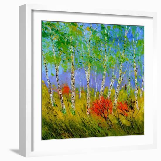 Aspen Trees-Pol Ledent-Framed Art Print