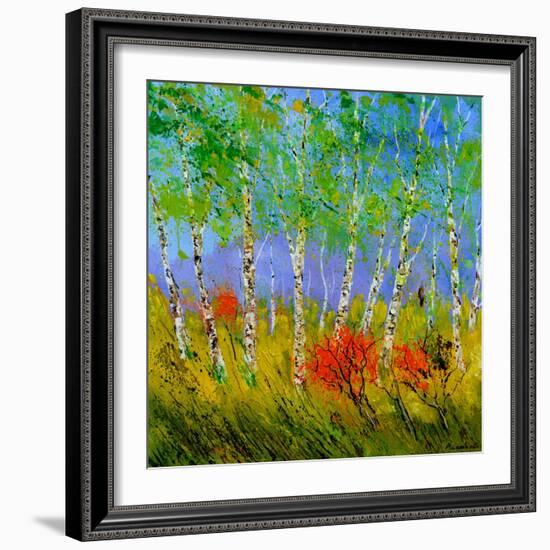 Aspen Trees-Pol Ledent-Framed Art Print