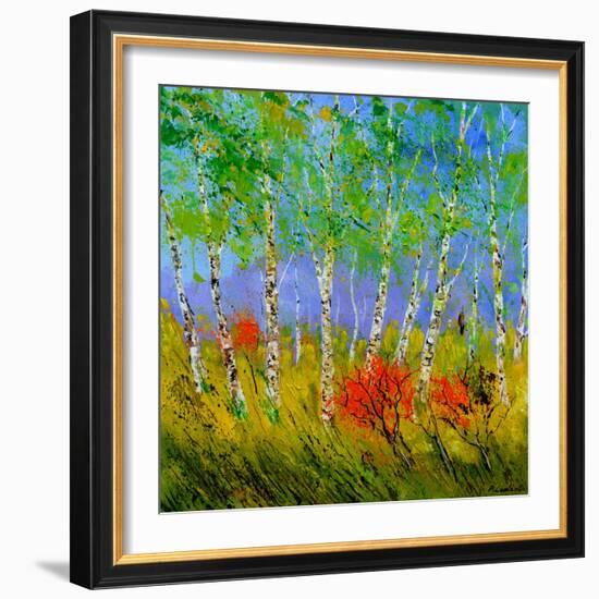 Aspen Trees-Pol Ledent-Framed Art Print