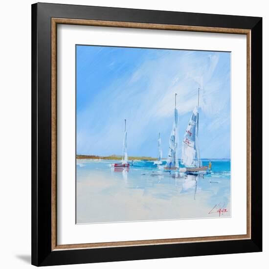 Aspendale Sails 1-Craig Trewin Penny-Framed Art Print