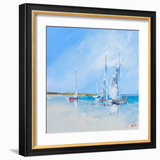 Aspendale Sails 1-Craig Trewin Penny-Framed Art Print