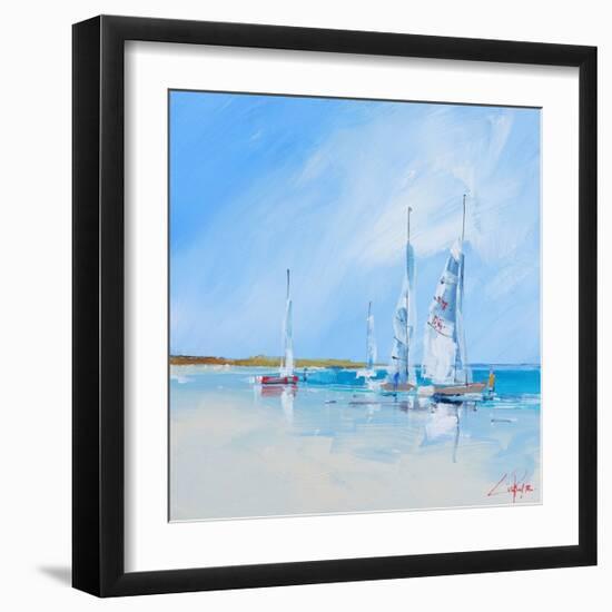 Aspendale Sails 1-Craig Trewin Penny-Framed Art Print