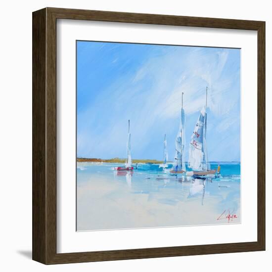 Aspendale Sails 1-Craig Trewin Penny-Framed Art Print