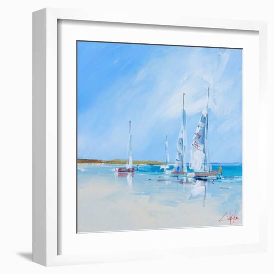 Aspendale Sails 1-Craig Trewin Penny-Framed Art Print