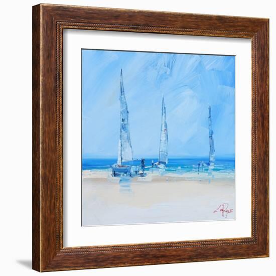 Aspendale Sails 2-Craig Trewin Penny-Framed Art Print