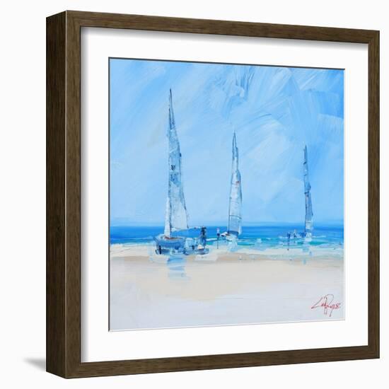 Aspendale Sails 2-Craig Trewin Penny-Framed Art Print