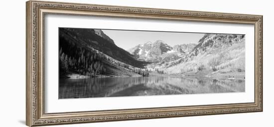 Aspens and Morning Light, Maroon Bells Near Aspen, Colorado-null-Framed Photographic Print