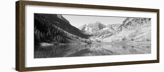 Aspens and Morning Light, Maroon Bells Near Aspen, Colorado-null-Framed Photographic Print