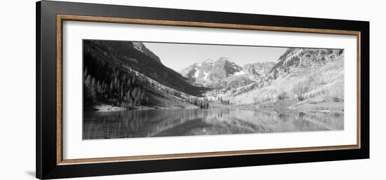 Aspens and Morning Light, Maroon Bells Near Aspen, Colorado-null-Framed Photographic Print