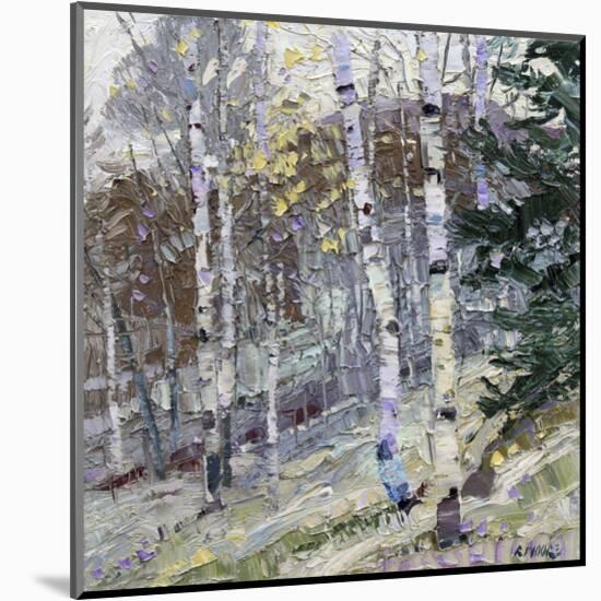 Aspens-Robert Moore-Mounted Art Print