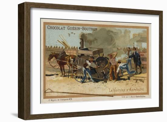 Asphalt Wagon-null-Framed Giclee Print