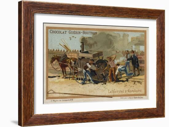 Asphalt Wagon-null-Framed Giclee Print