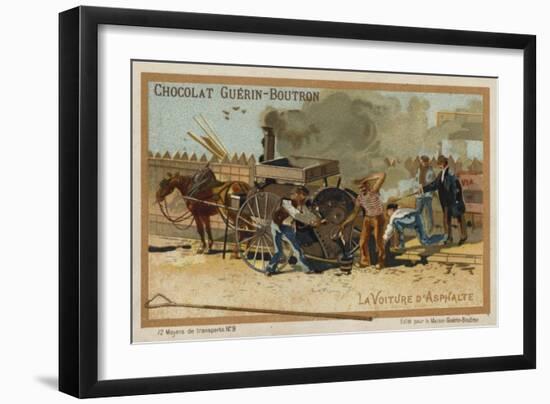 Asphalt Wagon-null-Framed Giclee Print