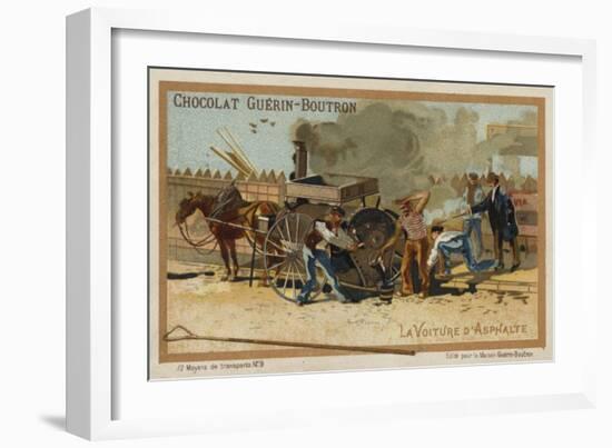 Asphalt Wagon-null-Framed Giclee Print