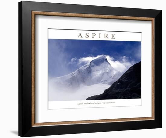 Aspire - Mt Aspiring-AdventureArt-Framed Photographic Print