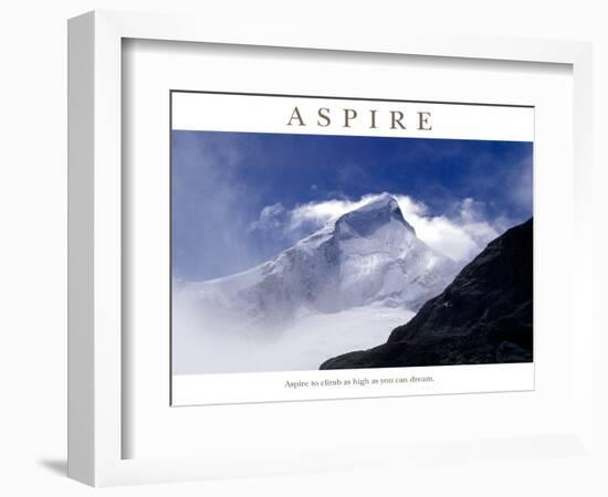 Aspire - Mt Aspiring-AdventureArt-Framed Photographic Print