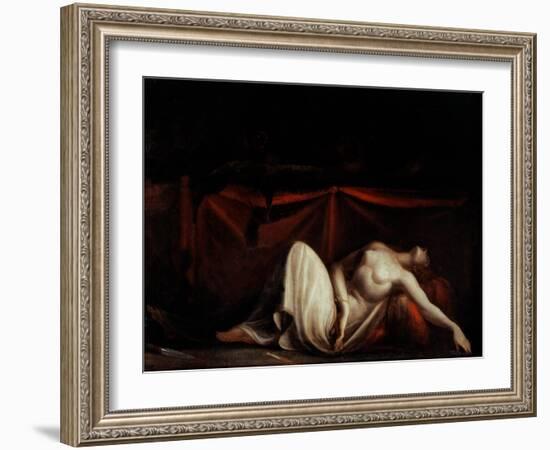 Assassinated Woman and the Furies-Henry Fuseli-Framed Giclee Print