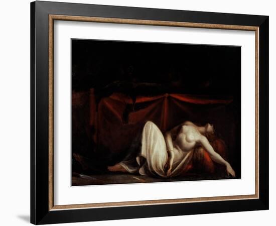 Assassinated Woman and the Furies-Henry Fuseli-Framed Giclee Print