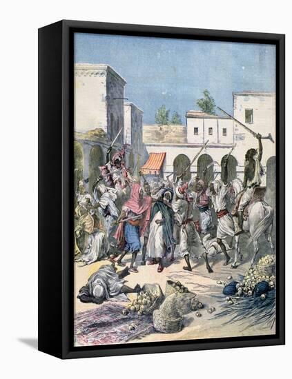 Assassination of a French Collaborator, Morocco, 1891-Henri Meyer-Framed Premier Image Canvas