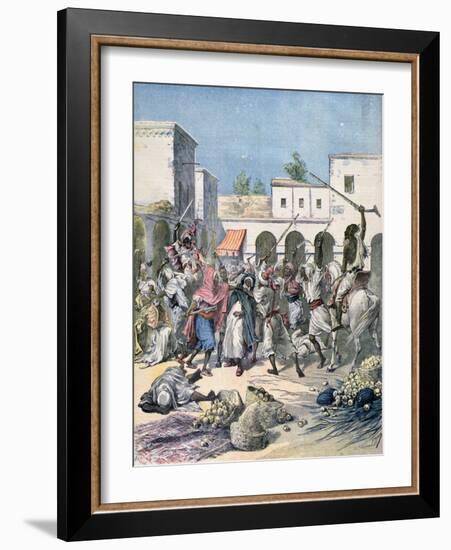 Assassination of a French Collaborator, Morocco, 1891-Henri Meyer-Framed Giclee Print