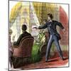 Assassination of Abraham Lincoln by John Wilkes Booth, 1865-null-Mounted Giclee Print