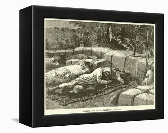Assassination of Col Flatters and Party-null-Framed Premier Image Canvas
