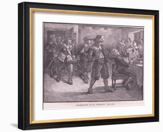 Assassination of Dr Dorislaus AD 1649-Walter Stanley Paget-Framed Giclee Print