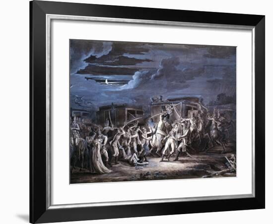 Assassination of French Plenipotentiaries at Rastadt, April 28, 1799-null-Framed Giclee Print