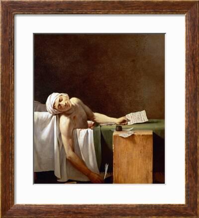 Assassination of Jean-Paul Marat in His Bath, 1793' Giclee Print -  Jacques-Louis David | Art.com