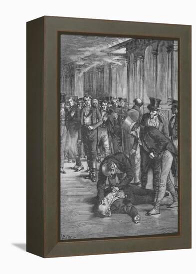 Assassination of Spencer Perceval, 1812 (1906)-Unknown-Framed Premier Image Canvas